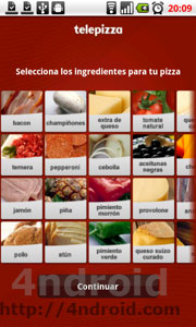 Telepizza Ingredientes