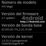 Review Rom 2.1 de Cyanogen para Magic y Dream I