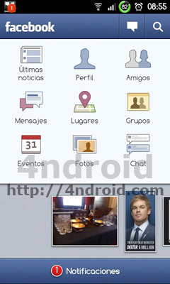 Facebook-chat-android-places