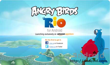 Angry Birds Rio próximamente en la Amazon Appstore