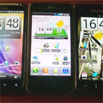 Comparativa Samsung Galaxy S2 HTC Sensation LG Optimus 2X