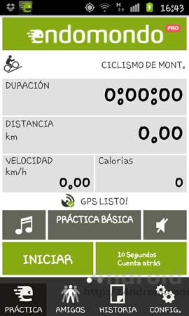 Endomondo, top 5 aplicaciones de deporte para Android