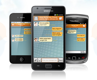 ChatON, aplicación de mensajería instantánea de Samsung