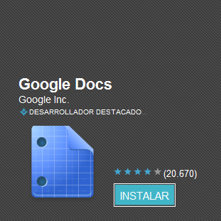 Google Docs se actualiza para tablets