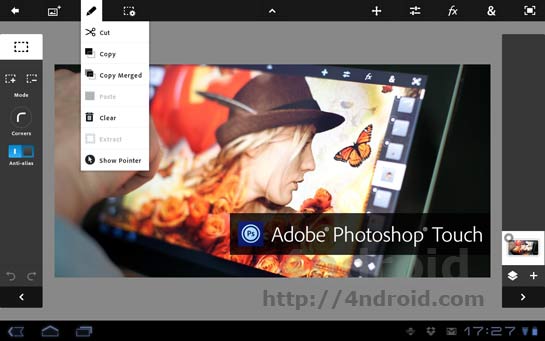 Photoshop Touch para tablets Android