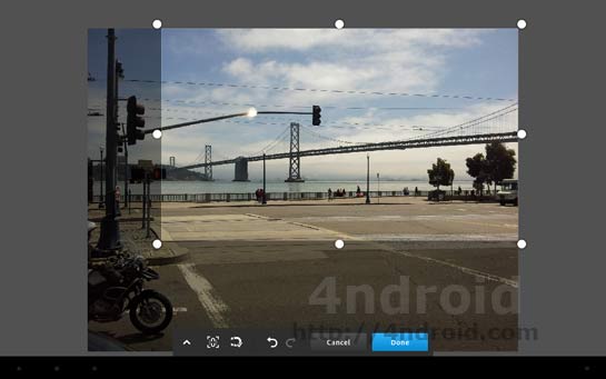 Adobe Photoshop Touch para tablets con Android Honeycomb