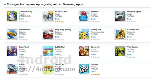 Samsung lanza una promoción regalando juegos para algunos de sus móviles 