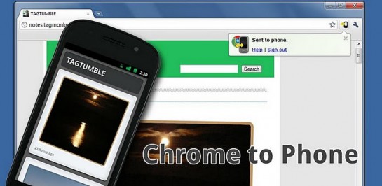 Chrome to Phone información