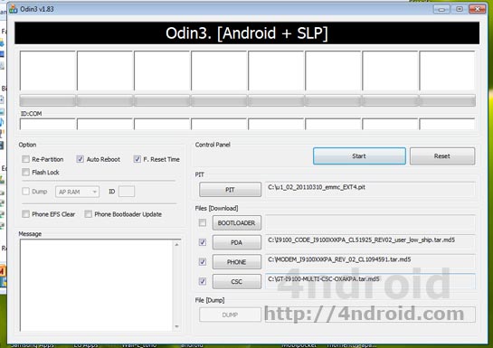 Actualización de la ROM de Samsung para el Galaxy S2 con ICS