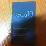 Posible manual del tablet de Google Nexus 10